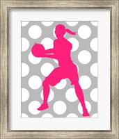 Framed Basketball Girl