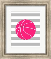 Framed Basketball Stripes