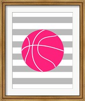 Framed Basketball Stripes