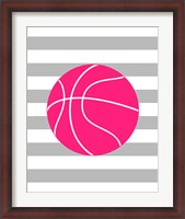Framed Basketball Stripes