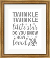 Framed Twinkle Twinkle