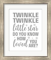 Framed Twinkle Twinkle