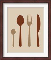 Framed Dining Utensils