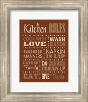 Framed Kitchen Rules