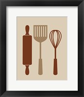 Framed Kitchen Utensils