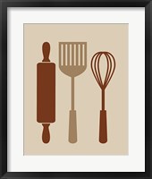 Framed Kitchen Utensils