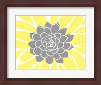 Framed Yellow Foliage Floral IV