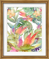 Framed Tropical Watercolor