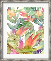 Framed Tropical Watercolor