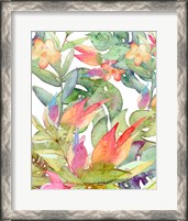 Framed 'Tropical Watercolor' border=