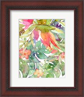 Framed Tropical Watercolor II