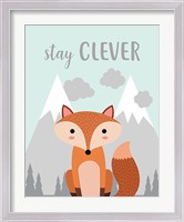 Framed Stay Clever Fox