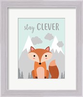 Framed Stay Clever Fox