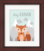 Framed Stay Clever Fox