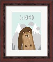 Framed Be Kind Squirrel