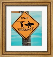 Framed Beach Crossing