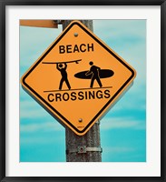 Framed Beach Crossing
