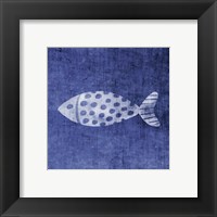 Framed 'Polka Dot Fish' border=