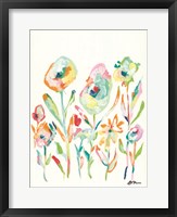 Framed Mod Flowers II