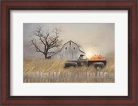 Framed Fall Pumpkin Harvest