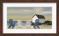 Framed Beach Chairs Panorama