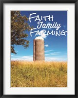 Framed Faith, Family, Farming Silo