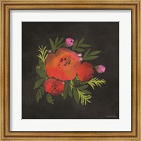 Framed Red Flower