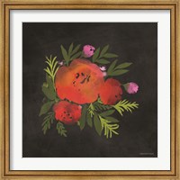 Framed Red Flower