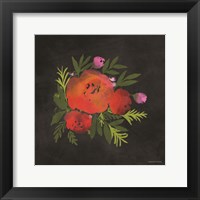 Framed Red Flower