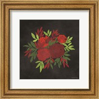 Framed Red Flowers
