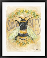 Framed Save the Bees