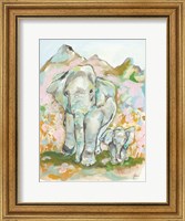 Framed Elephant Summer