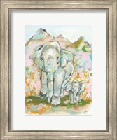 Framed Elephant Summer