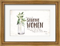 Framed Here's to Strong Women