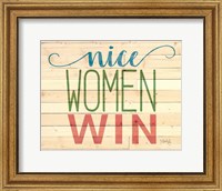Framed Nice Women Win
