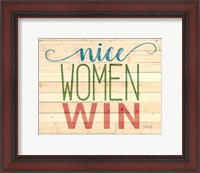 Framed Nice Women Win