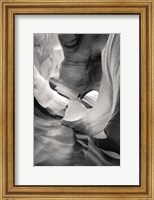 Framed Lower Antelope Canyon IX BW