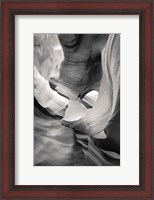 Framed Lower Antelope Canyon IX BW