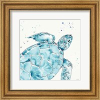 Framed Deep Sea IX Teal