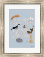 Framed Ode to Cats