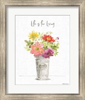 Framed Farmhouse Floral IX