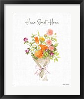 Farmhouse Floral IV Framed Print