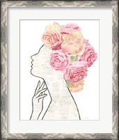 Framed She Dreams of Roses II