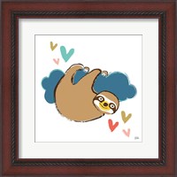 Framed Colorful Sloth II