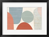 Spring Costa Del Sol II Muted Crop Framed Print