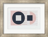 Framed Laterally Speaking Pink
