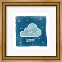 Framed 'Night Sky Goodnight' border=