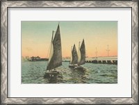 Framed Florida Postcard I