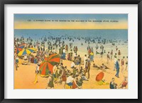 Framed Beach Postcard IV