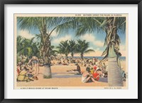 Framed Beach Postcard III